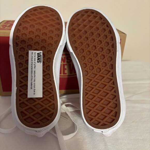 NEW VANS Sparkly Kids Sneakers - US size 10.5 / UK size 10 - Picture 5 of 14